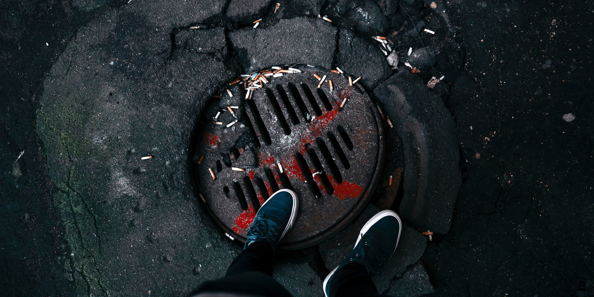 fogna londra piena di rifiuti