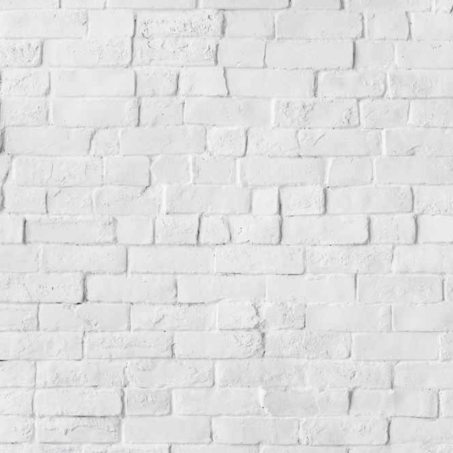 muro di mattoni bianchi