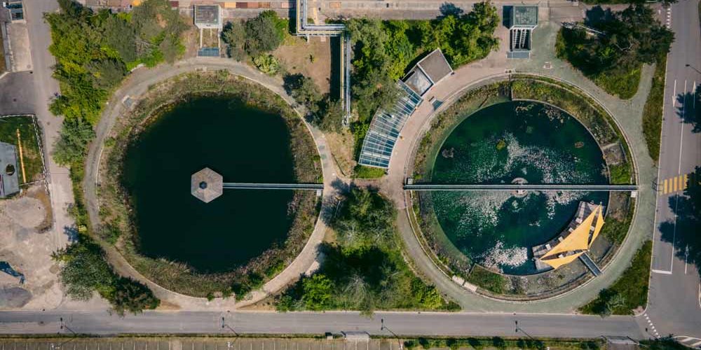 impianto di sedimentazione acque reflue