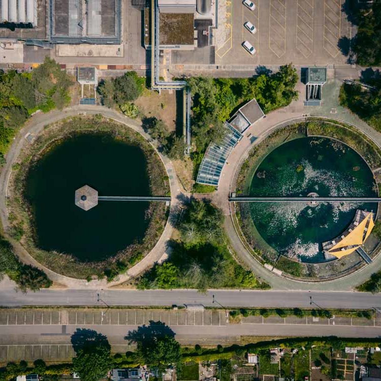 impianto di sedimentazione acque reflue