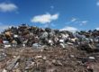 cumolo di rifiuti discarica