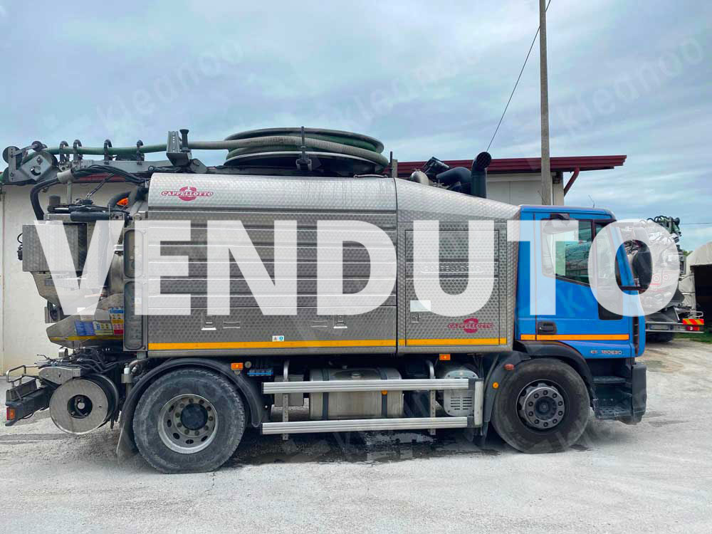 Spurgo Combinata Cappellotto 2010 su Iveco Eurocargo 180E30 - 4x2