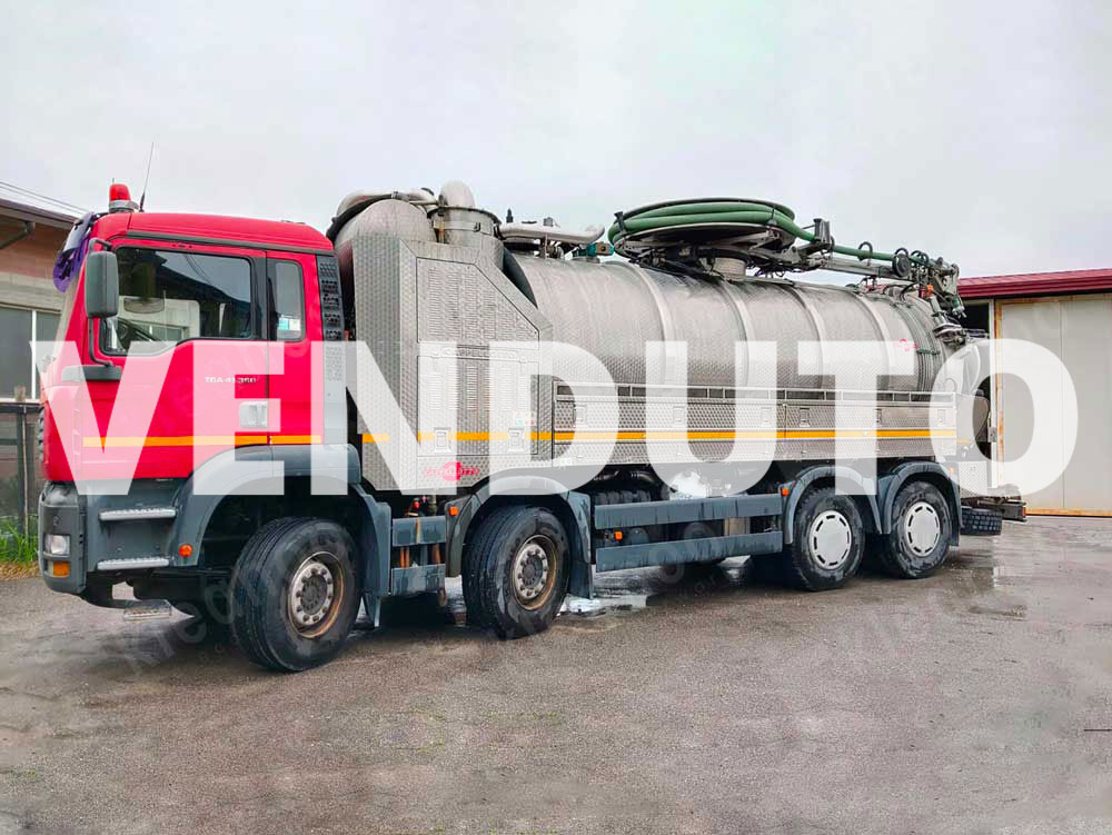 Spurgo Combinata Cappellotto 2003 su MAN TGA 41.360F - 8x4